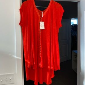 Free people red dress